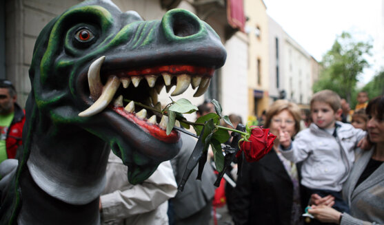 Festa de Sant Jordi a Mataró