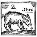 La rifa del porc o de la baconeta