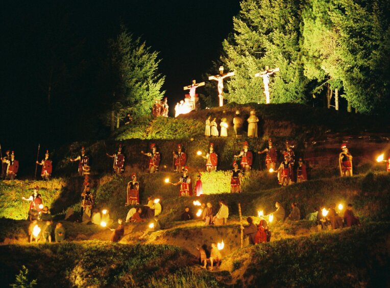 Via Crucis Vivent de Sant Hilari Sacalm