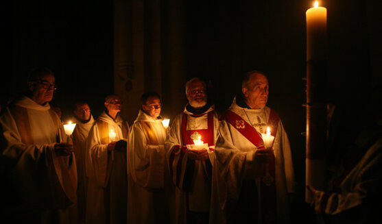 Vetlla Pasqual a Poblet